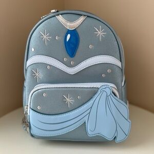 Loungefly Disney Princess Tiana Blue Dress Cosplay Mini Backpack 👗